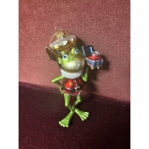 Mark Roberts Frog Prince With Ring In A Box  Ornament Whimsical VTG